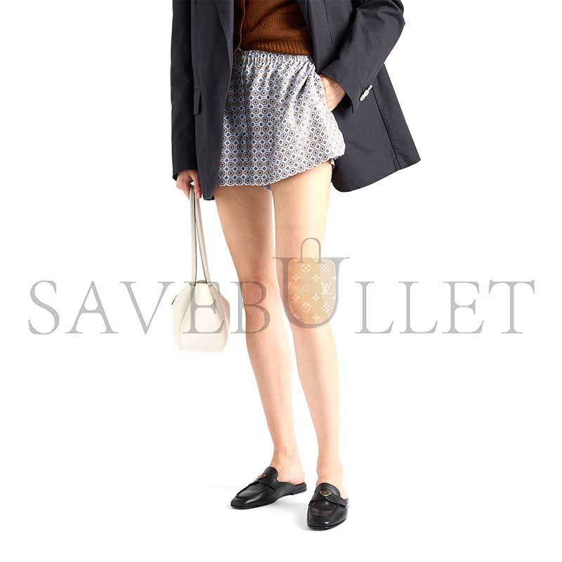 PRADA LEATHER SLIPPERS 1D766N